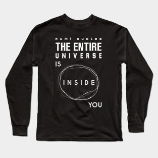 Rumi Quotes Long Sleeve T-Shirt